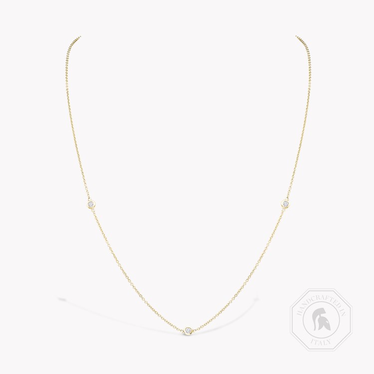 Sundance Diamond Necklace Brilliant Cut, Rubover Set_1