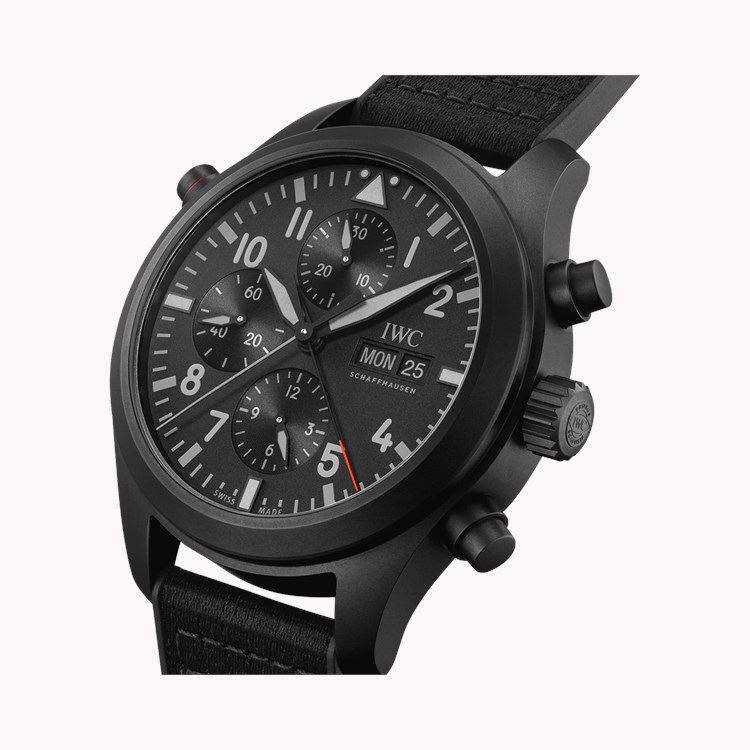 IWC Pilot's Top Gun Double Chronograph 44mm, Black Dial, Arabic Numerals_3