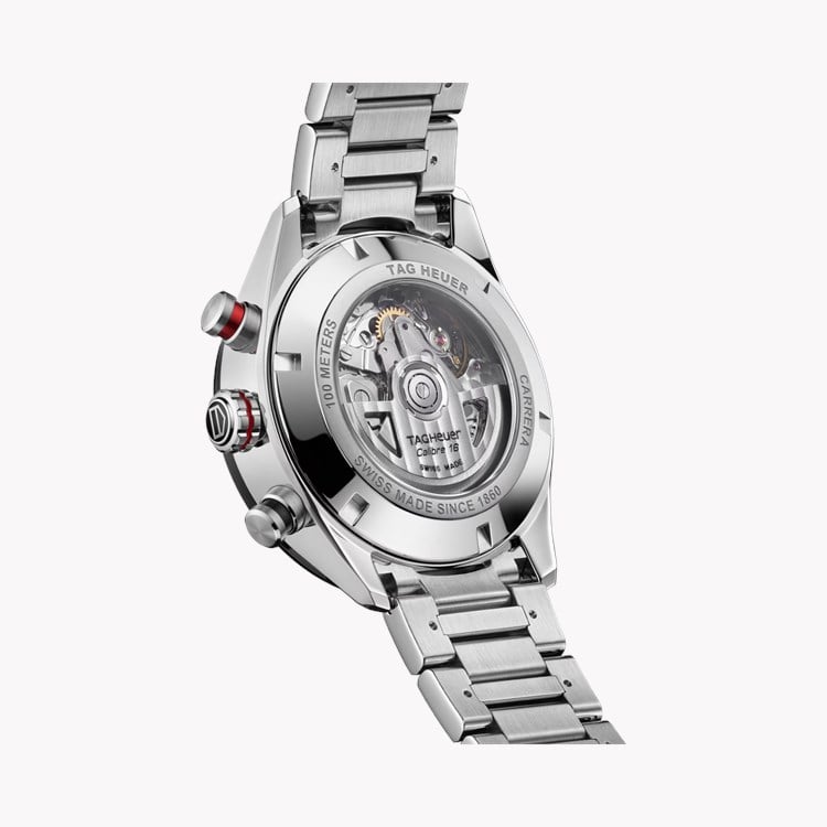 Tag Heuer Carrera Chronograph 44mm, Black Dial, Baton Numerals_2