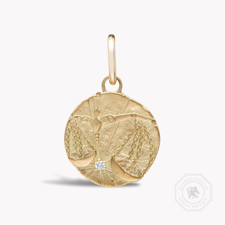 Libra Pendant Charm Brilliant cut, Claw set_1