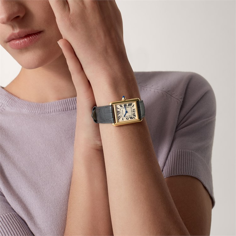 Cartier Tank Louis Cartier Medium, Silver Dial, Roman Numerals_10