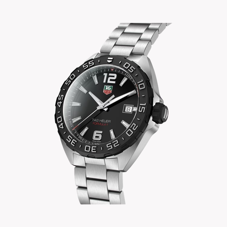 TAG Heuer Formula 1 Date 41mm, Black Dial, Baton/Arabic Numerals_2