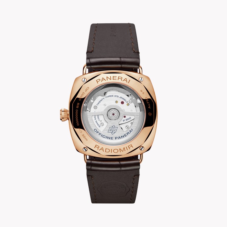Radiomir Quaranta Goldtech™ 40mm, White Dial, Arabic/Baton Numerals_3