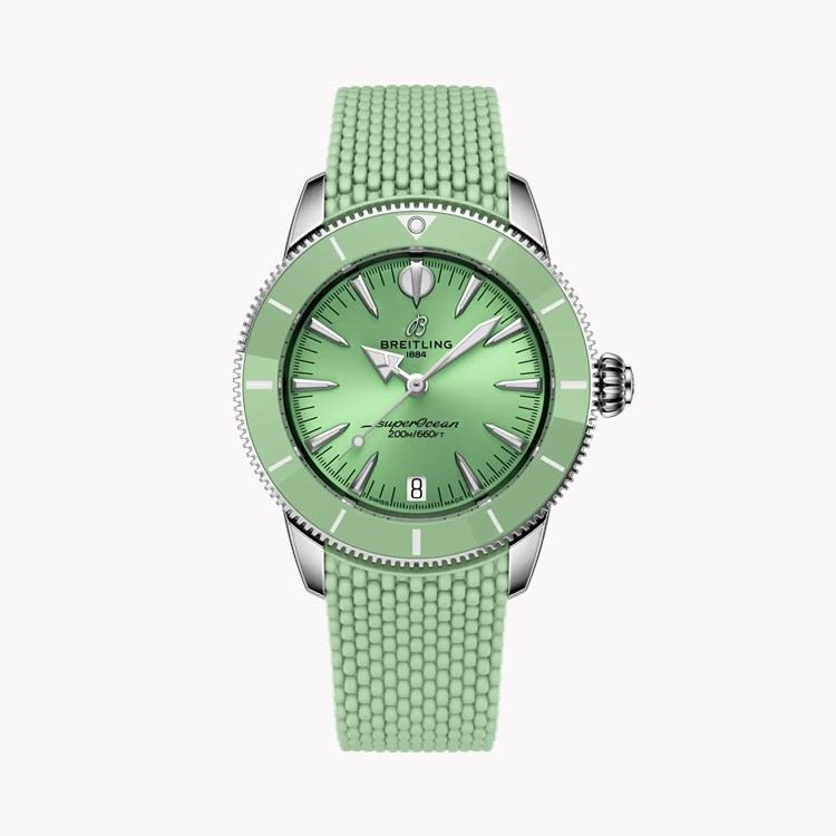 Breitling Superocean Automatic 36mm, Green Dial, Baton Numerals_1