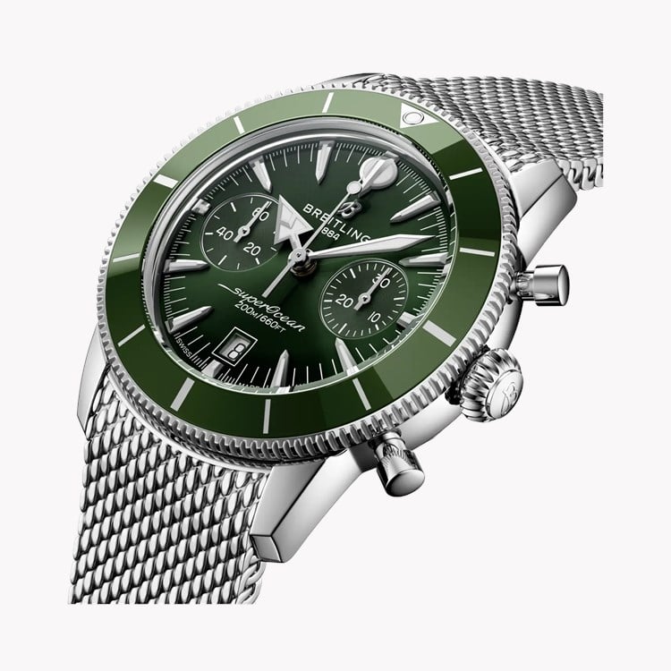 Breitling Superocean Heritage Chronograph 42 44mm, Silver Dial, Baton Numeral_2