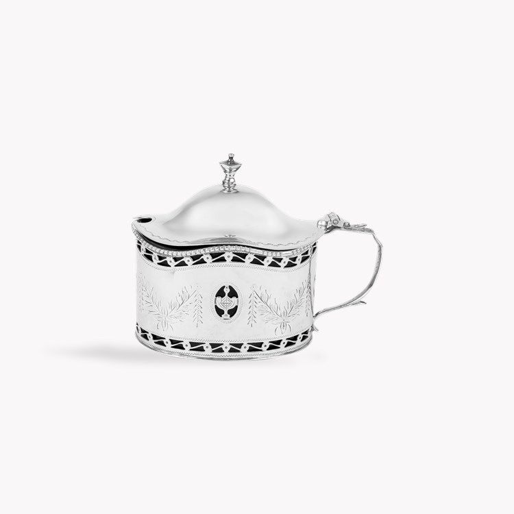 Silver Five Piece Condiment Set _6