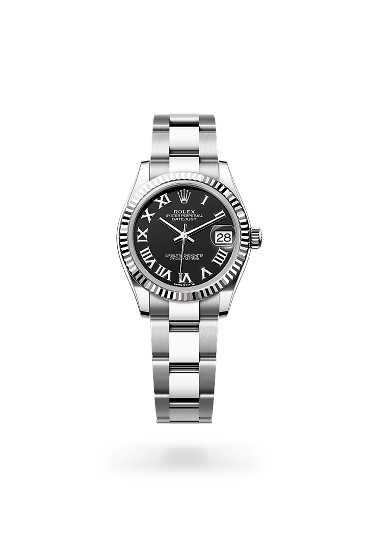 Datejust 31, Oyster, 31 mm, Oystersteel and white gold