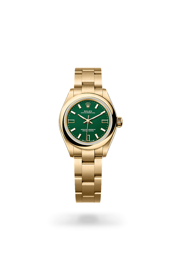 Oyster Perpetual 28, Oyster, 28 mm, yellow gold