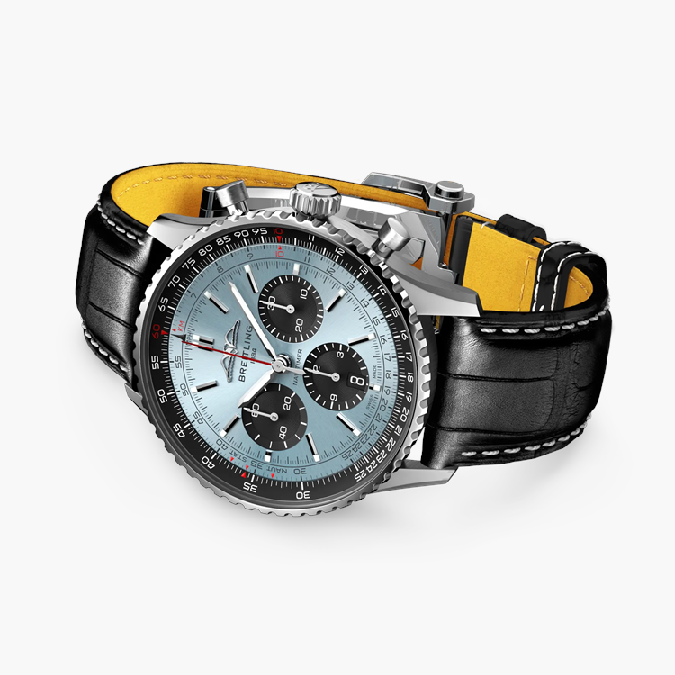 Breitling Navitimer B01 Chronograph 43 43mm, Ice Blue Dial, Baton Numerals_3