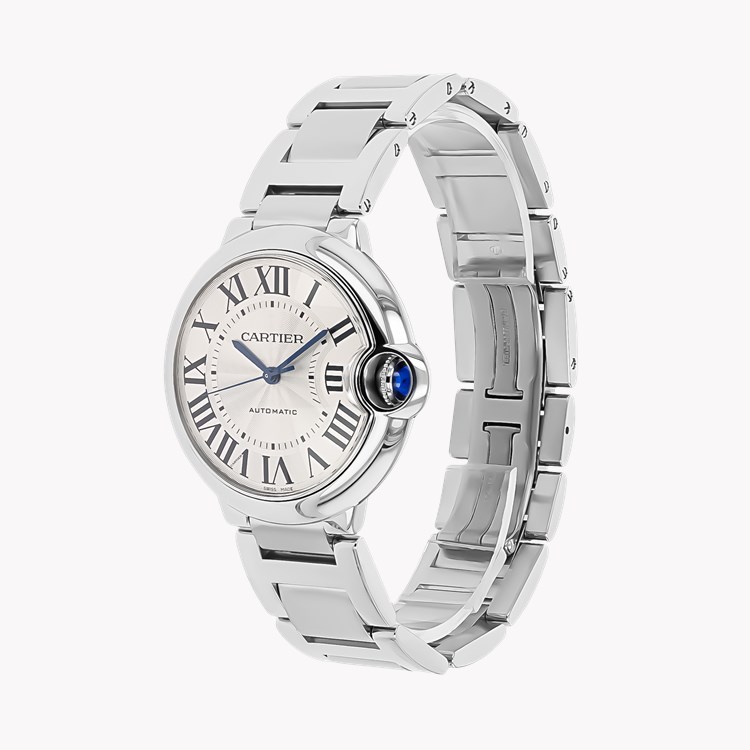Cartier Ballon Bleu de Cartier 36mm, Silver Dial, Roman Numerals_2