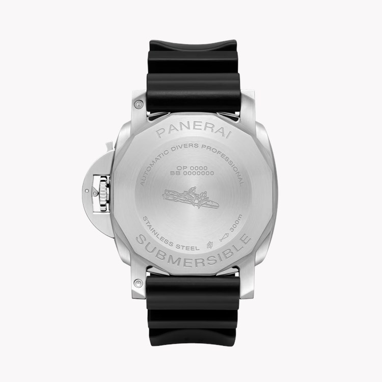 Panerai Submersible 44mm, Black Dial, Dot Numerals_2