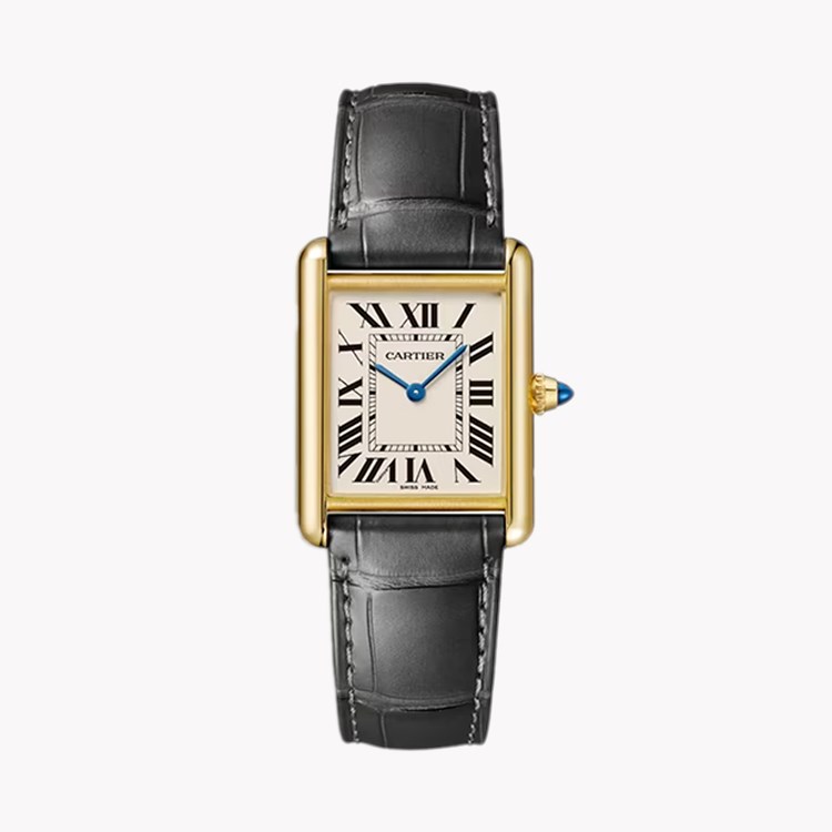 Cartier Tank Louis Cartier Medium, Silver Dial, Roman Numerals_1