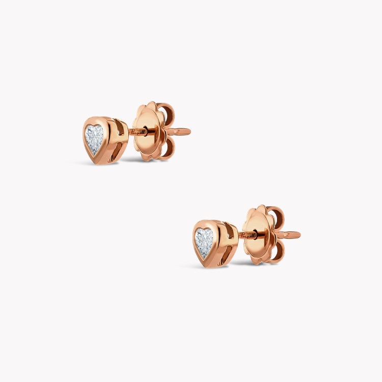 Sundance Diamond Earrings Heartshaped, Rubover Set_2