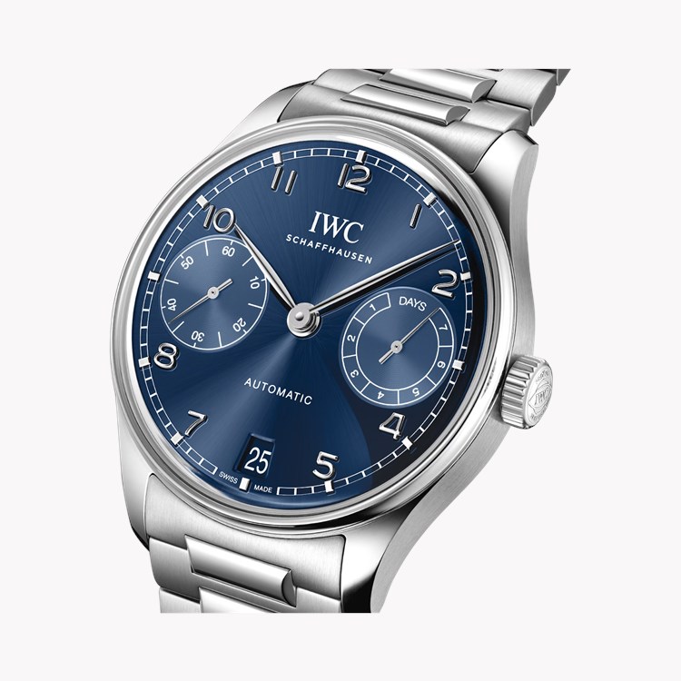 IWC Portugieser Automatic 42.4mm, Blue Dial, Arabic Numerals_4