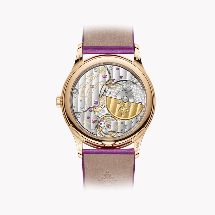 Patek Philippe Calatrava 35mm, Purple Dial, Baton Markers_2
