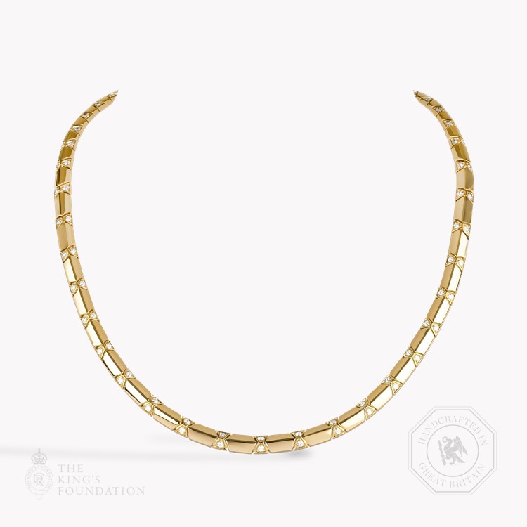 Origins Diamond Set Necklace Brilliant Cut, Grain Set_1