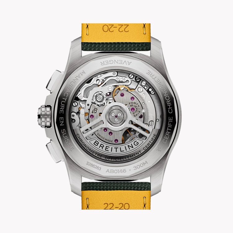 Breitling Avenger Chronograph 42 42mm, Green Dial, Baton Numeral_4