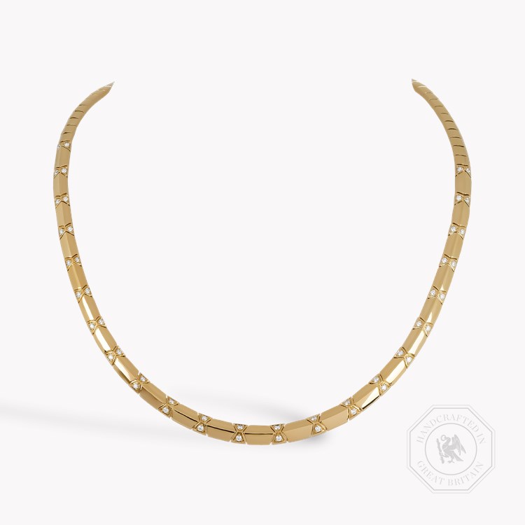 Origins Diamond Set Necklace Brilliant Cut, Grain Set_1