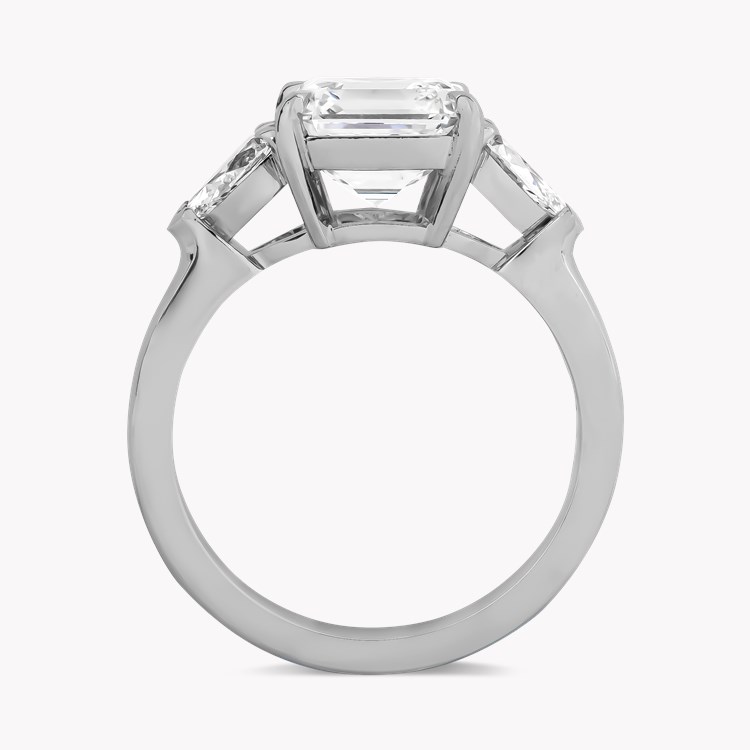 Asscher Cut 3.01ct Diamond Ring ASSCHER & PEAR CUT, CLAW SET_3