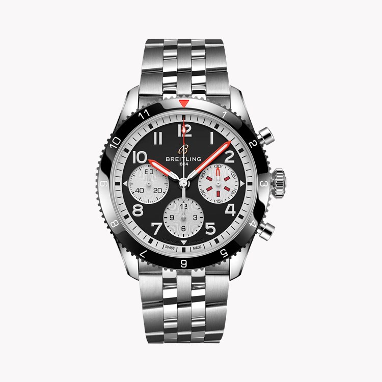 Breitling  Classic AVI Mosquito 42mm, Black Dial, Arabic Numerals_1