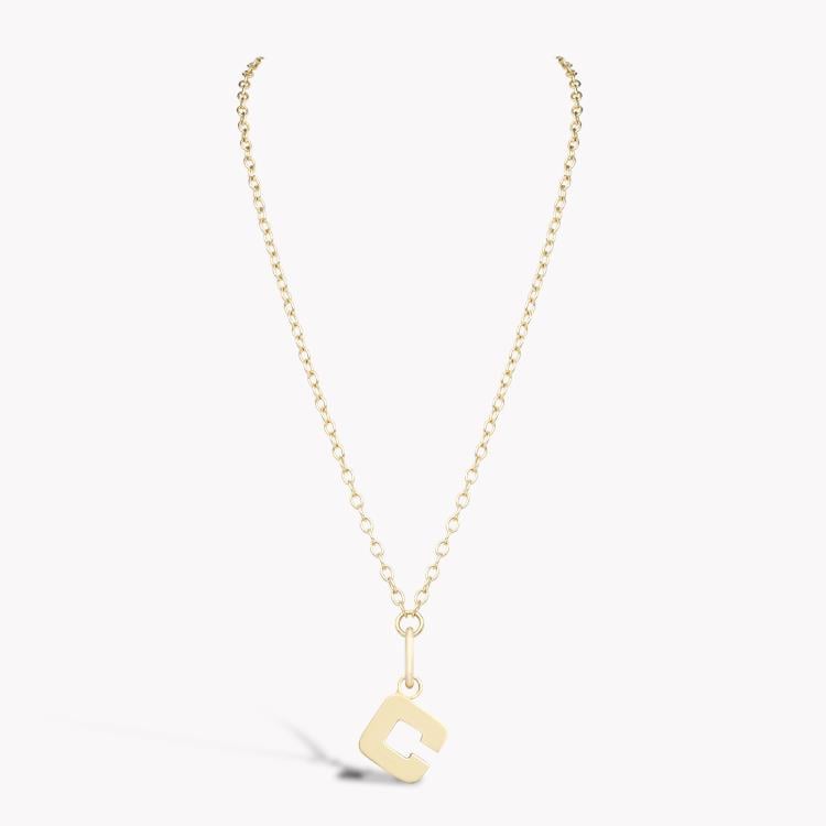Letter C Pendant Charm _2