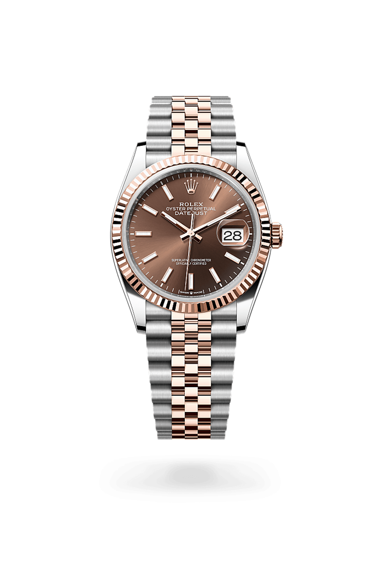 Datejust 36, Oyster, 36 mm, Oystersteel and Everose gold