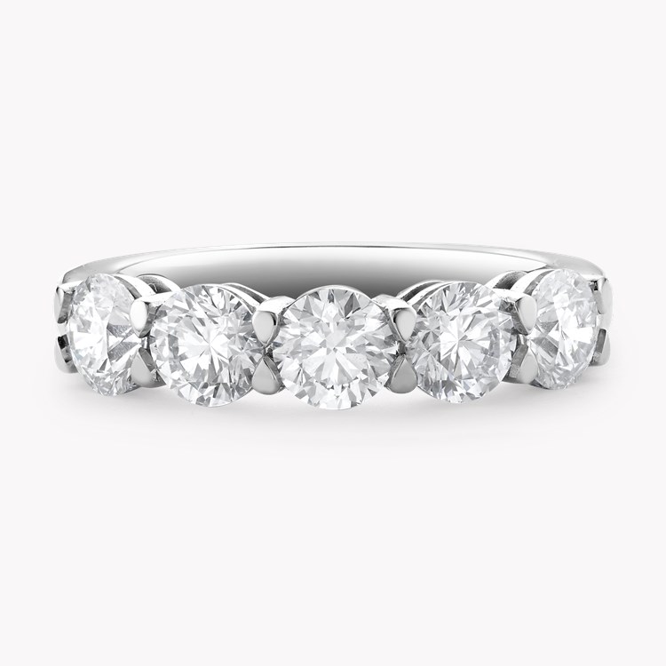 Five Stone Diamond Ring Brilliant cut, Claw set_2