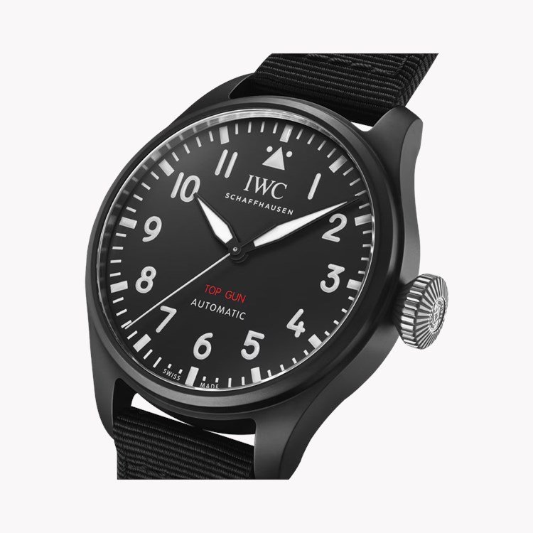 IWC Big Pilot's 43 Top Gun 43.8mm, Black Dial, Arabic Numerals_3