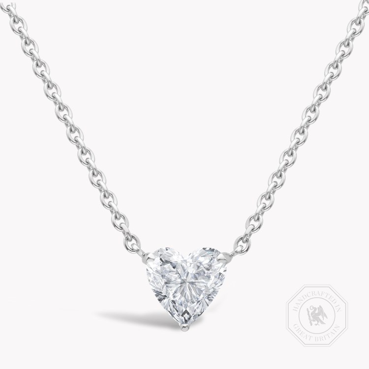 Heart Cut Diamond Pendant Heart Cut, Claw Set_1