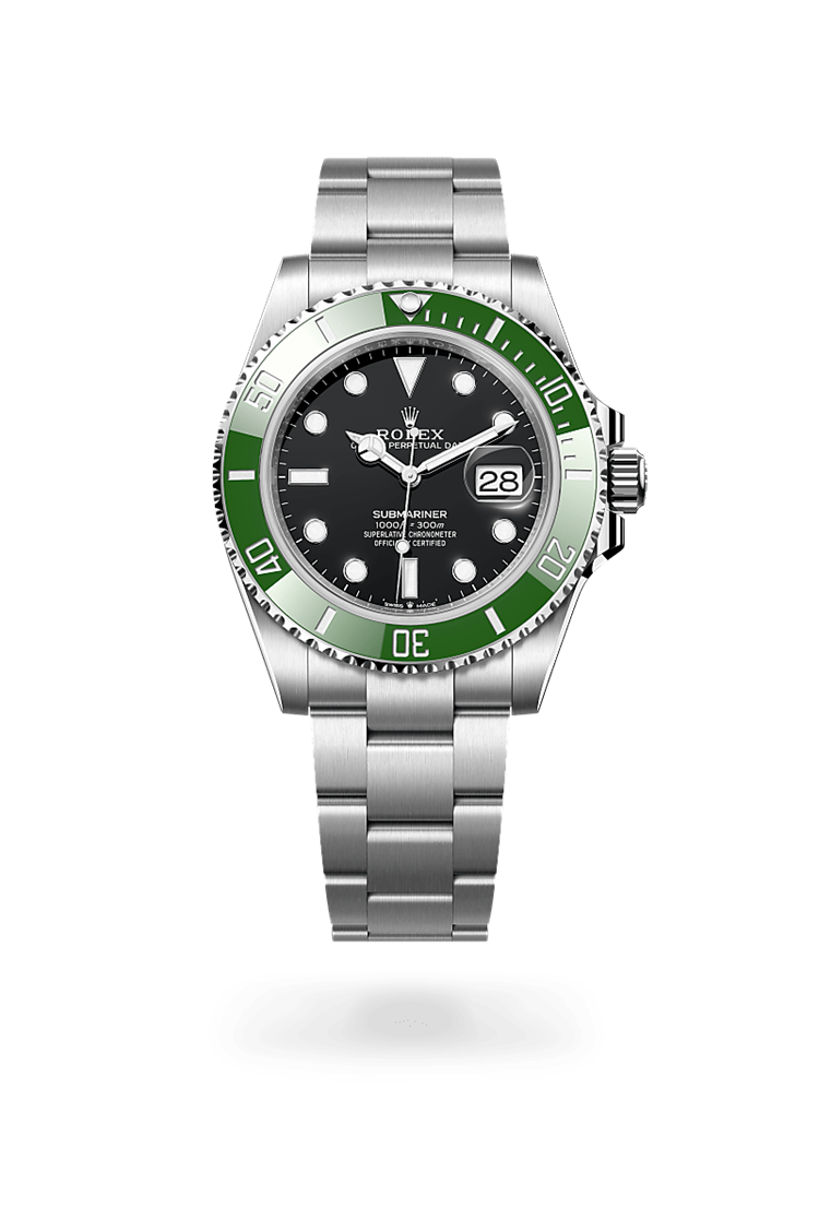 Submariner Date, Oyster, 41 mm, Oystersteel