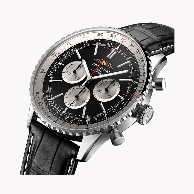 Breitling Navitimer B01 Chronograph 46 46mm, Black Dial, Baton Numerals_3