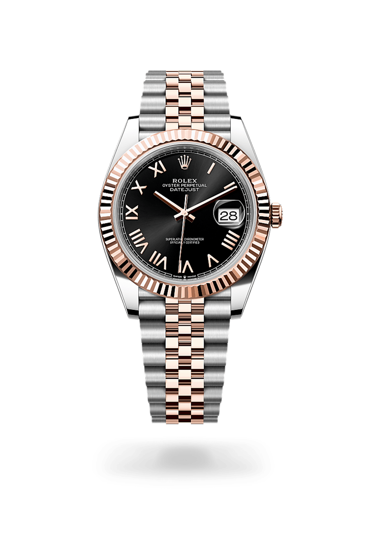 Datejust 41, Oyster, 41 mm, Oystersteel and Everose gold