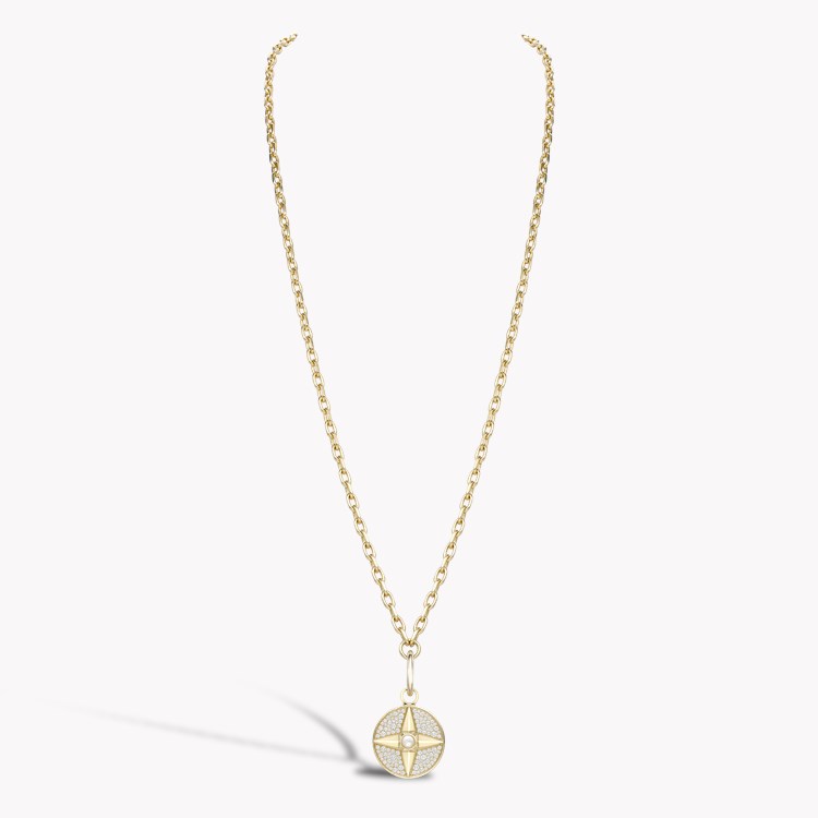 Akoya Pearl (June) and Diamond Pendant Charm Brilliant cut, Claw set_4
