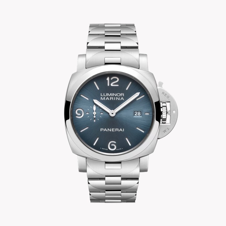Panerai Luminor Marina 44mm, Blue Dial, Arabic/Baton Numerals_1