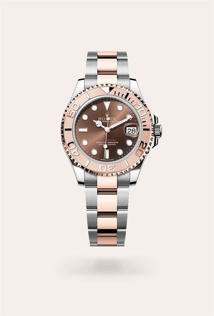 Yacht-Master 37, Oyster, 37 mm, Oystersteel and Everose gold