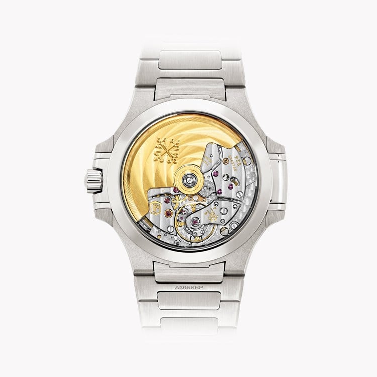 Patek Philippe Nautilus 35.2mm, Blue Dial, Arabic/Baton Numerals_2
