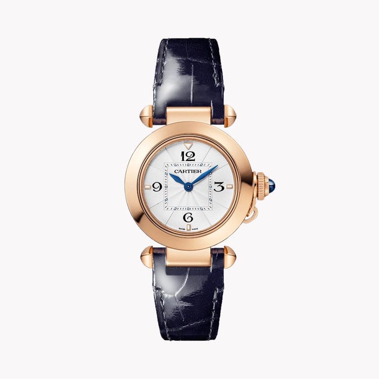 Cartier Pasha de Cartier 30mm, Silver Dial, Arabic Markers_1