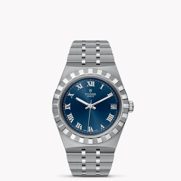 Tudor Royal 34mm. Blue Dial. Roman Numerals_1