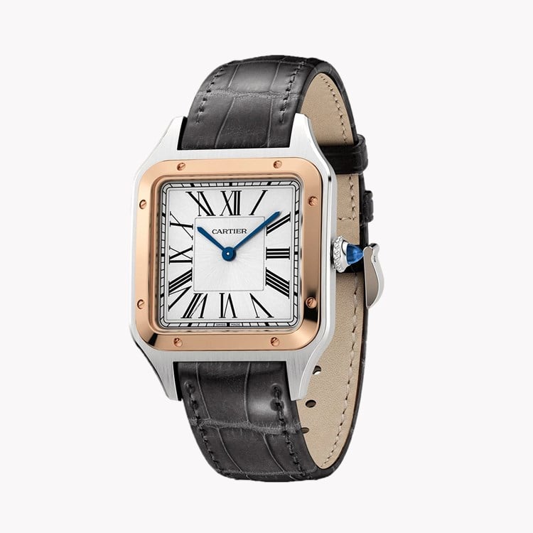 Cartier Santos-Dumont Large, Silver Dial, Roman Numerals_2