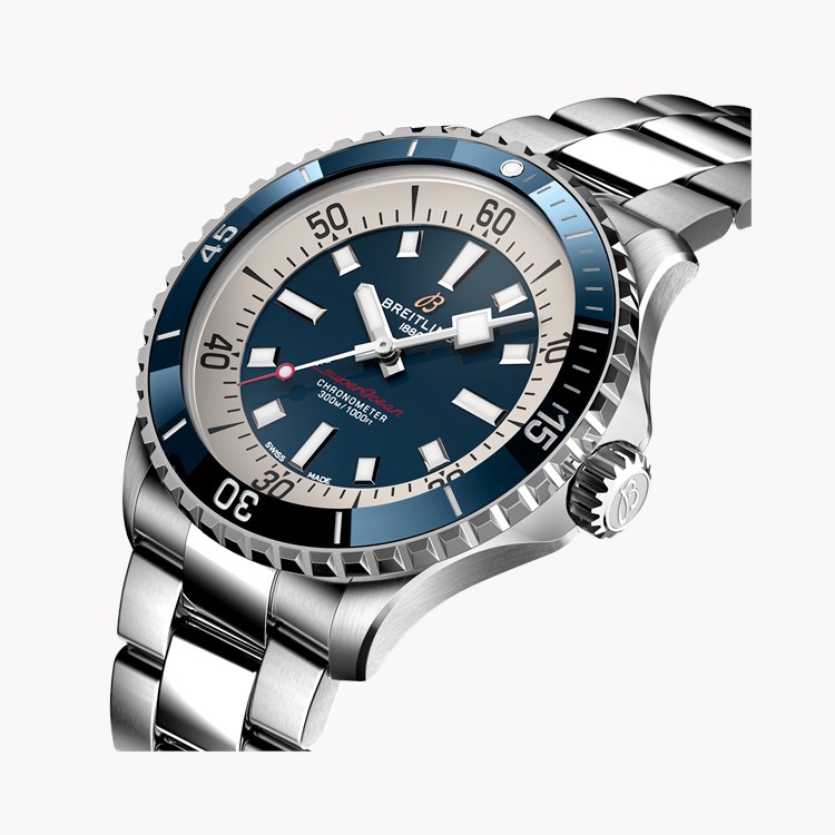 Breitling Superocean Automatic 42 42mm, Blue Dial, Baton Numerals_3