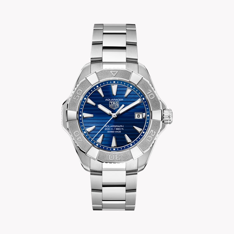 Tag Heuer Aquaracer Professional 200 Solargraph 40mm, Blue Dial, Baton Numerals_1