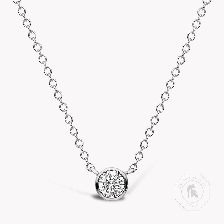 Sundance Diamond Necklace Brilliant Cut, Rubover Set_1