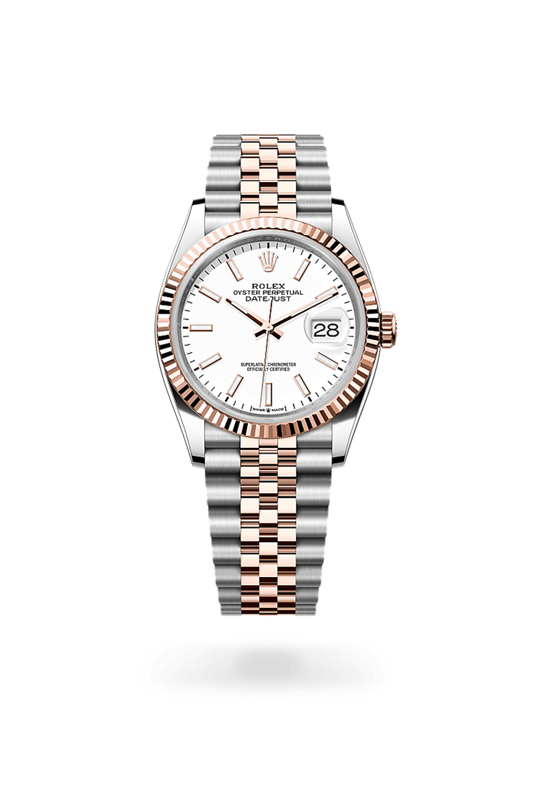Datejust 36, Oyster, 36 mm, Oystersteel and Everose gold