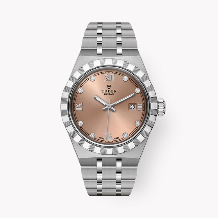 Tudor Royal 28mm, Salmon Dial, Diamond Numerals_1