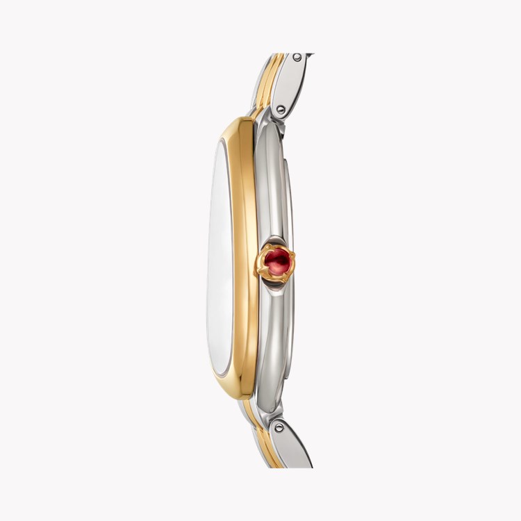 Bvlgari Serpenti Seduttori 33mm, White Dial, Baton/Roman Numerals_3