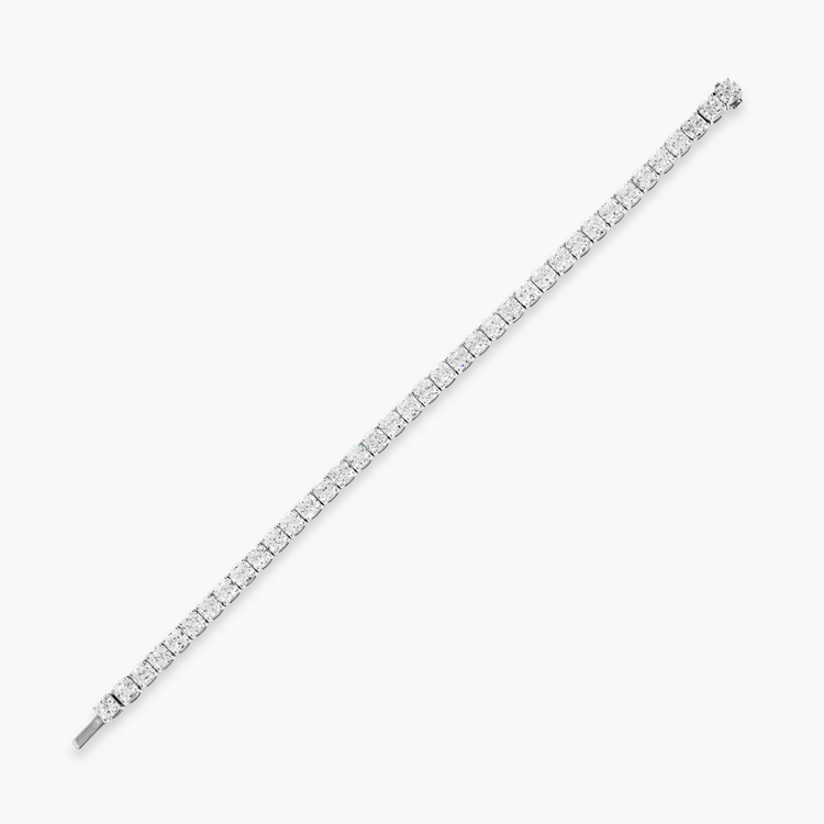 Cushion Cut 20.15ct Diamond Line Bracelet Cushion Cut, Claw Set_2
