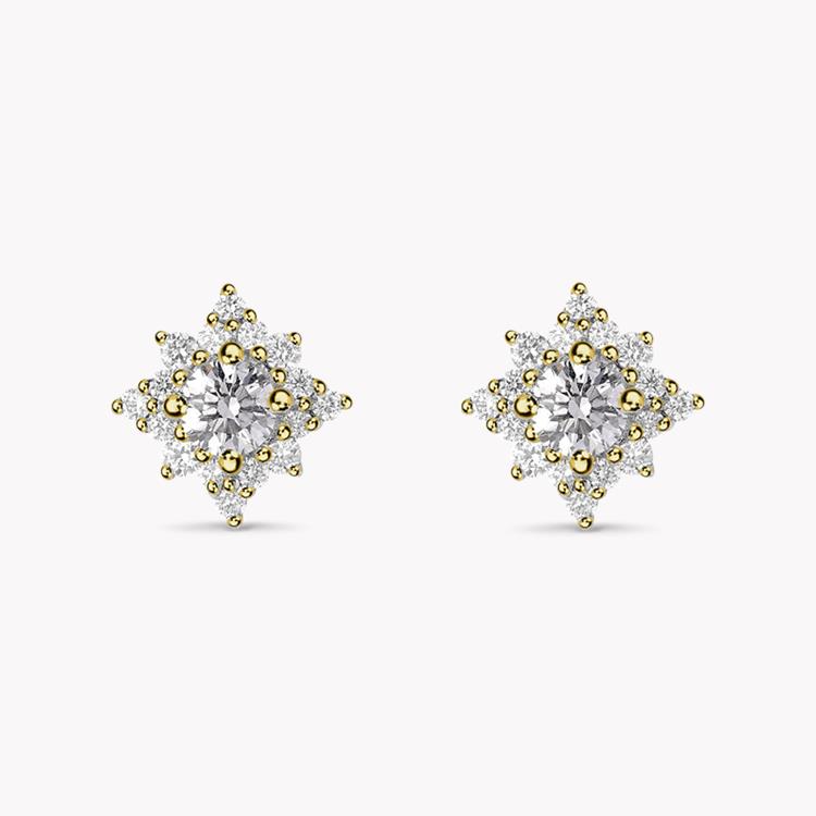 Star Struck Diamond Stud Earrings 0.78CT in 18CT Yellow Gold Brilliant cut, Claw set_1