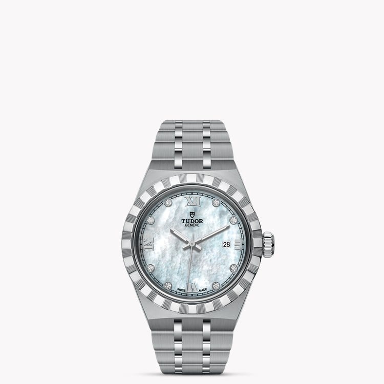 Tudor Royal 28mm. Mother of Pearl Dial. Diamond Numerals_1