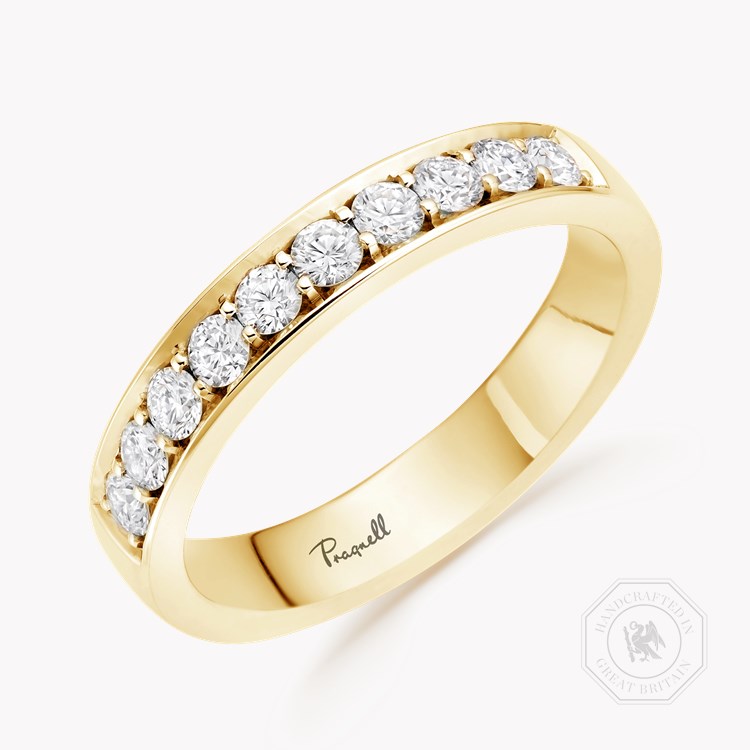 Brilliant Cut 0.40ct Diamond Half Eternity Ring
