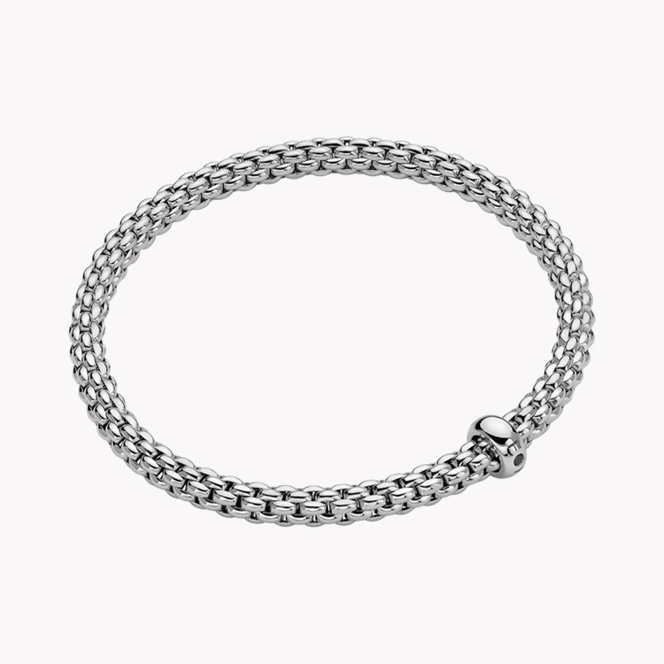 Fope Solo Flex'it 0.01ct Diamond Bracelet Brilliant Cut, Rubover Set_1